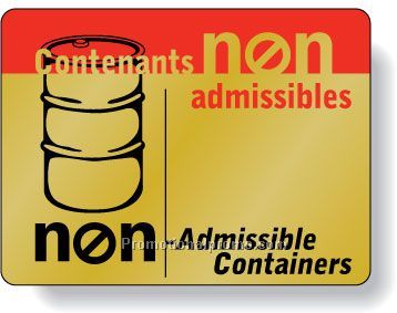 Stock Shape Dull Gold Foil Paper Roll Labels - Rectangle with round corners