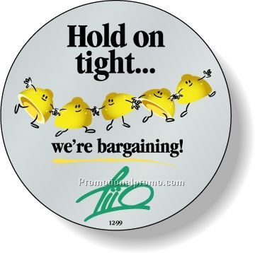 Stock Shape Dull Silver Foil Paper Roll Labels - Round