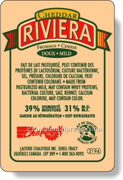 Stock Shape Fluorescent Orange Roll Labels - Rectangle with round corners