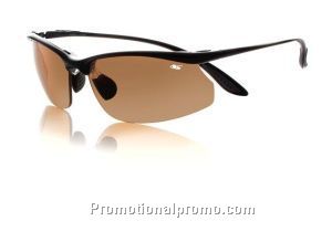 Swiftkick - Shiny Black Frame with EagleVision 2 Dark, AR and Polarized TNS Lens