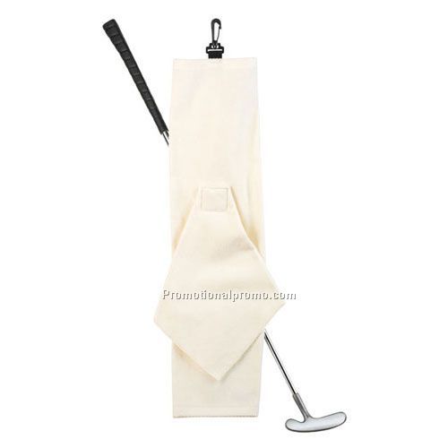 The Dundee 2-in-1 Velour Golf Towel