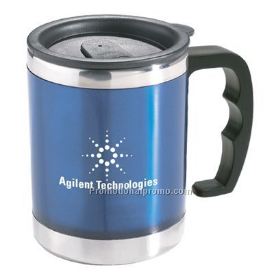 Translucent Desk Mug 15oz -Blue