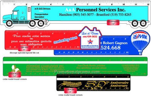 Truck Shape Rulers - Styrene ,040