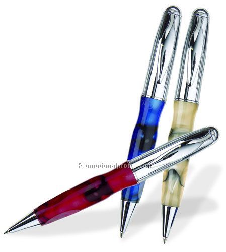 Twist-Action Metal Ballpoint Pen