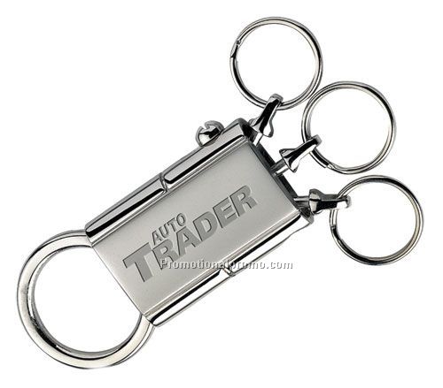 Two Tone Multi Ring Keyring