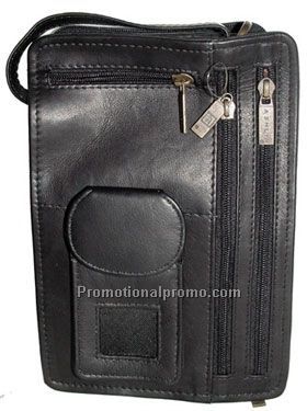 Unisex Bag  / Frontcell / 2 Back Zippers  / Stonewash Cowhide