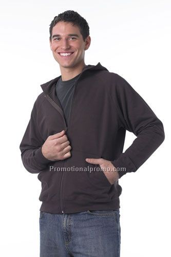 Unisex Zip Front Hoodie, Kangaroo Pockets
