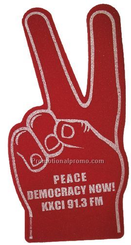 V or Peace Sign Foam Hand