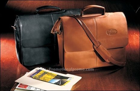 Vaqueta Napa Laptop Flapover Briefcase