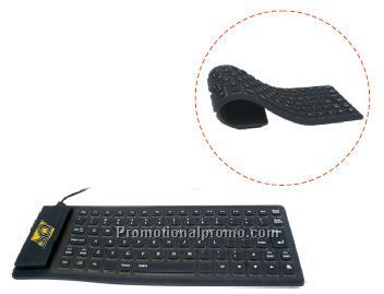Water-Resistant USB Foldable Keyboard