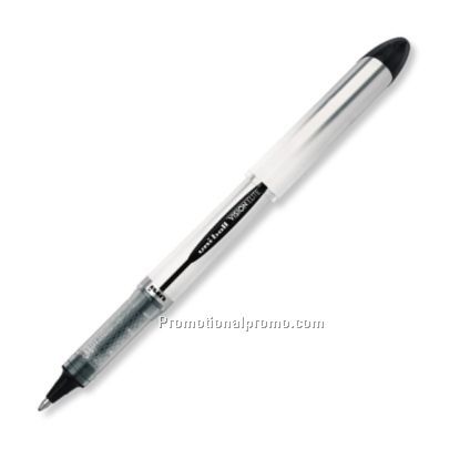 White/Silver Barrel, Black Ink Roller Ball