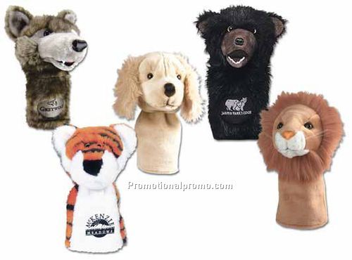 Wolf Animal Headcover - Embroidered