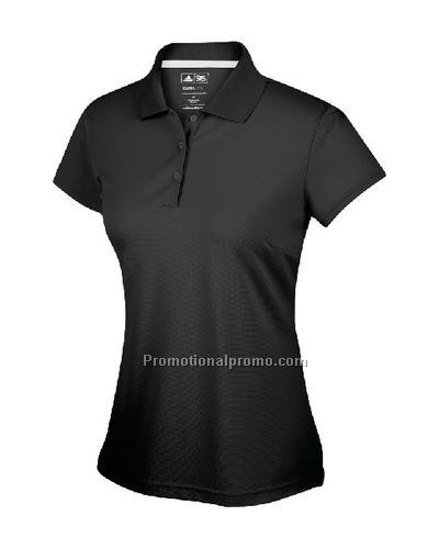 Women's Climalite Tech Solid Jersey Polo - Black