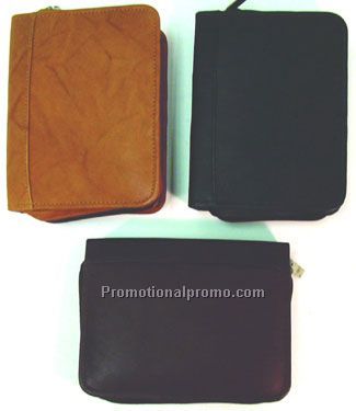 Zippered12-penCase / Stonewash Cowhide