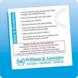 health & safety magnet - Bites & Scratches