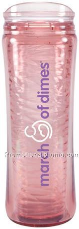 laguna chisel tumbler - 14 oz - pink tint
