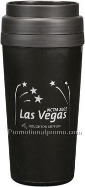 travel tumbler - 16 oz - black