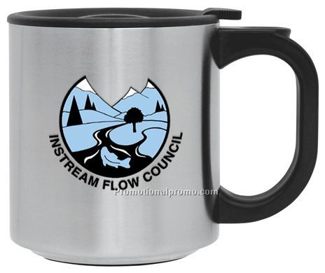 12 oz. Double Wall Stainless Steel City Coffee Mug