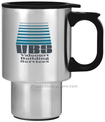 16 oz. Stainless Steel City Double Wall Travel Mug