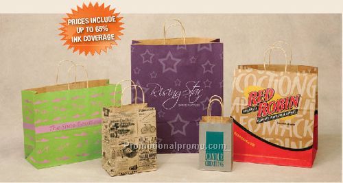 5 1/4 37920x 3 1/237920x 8 1/237920Brown Kraft Paper Bags - 2 Color