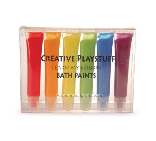 6 Pack Finger Paint Bubble Bath