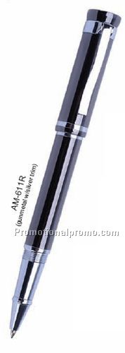 AM Roller Pen - Gunmetal/Silver Trim