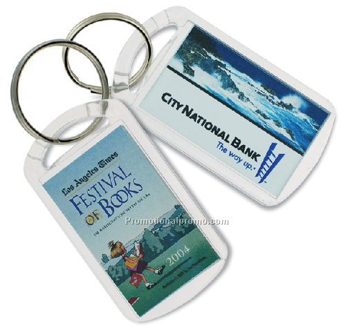 Acrylic Rectangle Image Key Tag