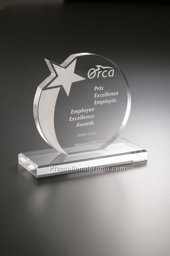 Acrylic Star Award on Base