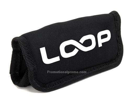 Black Neoprene Travel Grip w/Tote Bag Inside