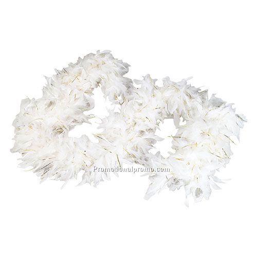 Boa 6' White With Gold Tinsel 60 GR