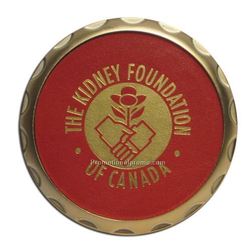 Brushed Brass Avalon Coaster Set