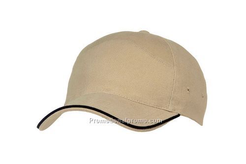Brushed Cotton Flat Front Panel Cap