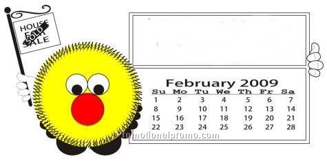 CALENDARKIN HOUSE Magnetic or Adhesive 2 x 4-1/4