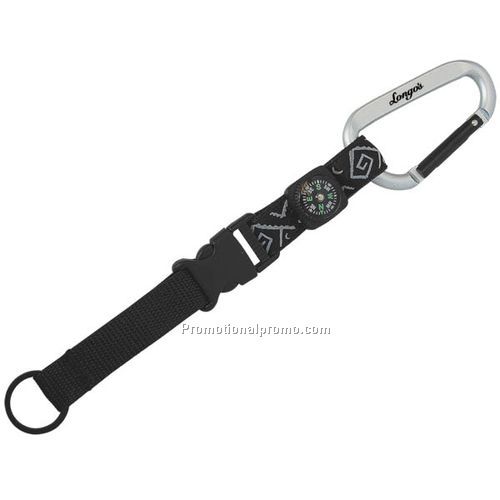 CARABINEER WITH KEY HOLDER