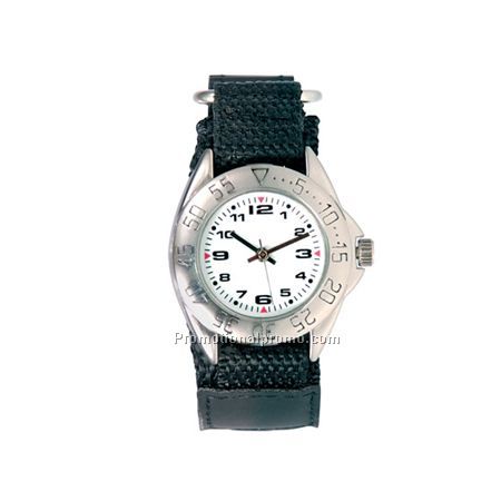 COLOSSAL Lady's - White Dial/Black Leather Strap