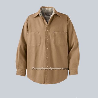 Canvas Flannel Lined Shirt