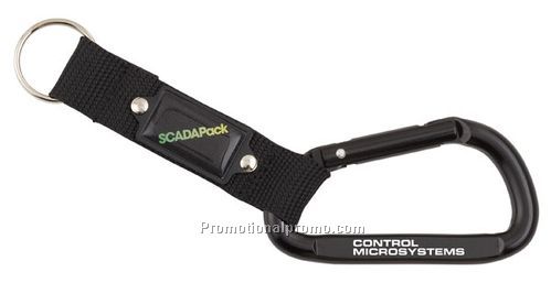 Carabiners with aluminum plate - Mini with dome