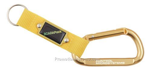 Carabiners with aluminum plate - Standard with dome