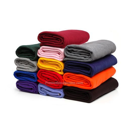 Classic Fleece Throw 14 oz fleece Stock