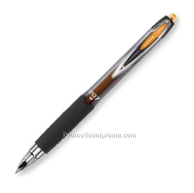Clear Barrel, Orange Ink Gel Pen