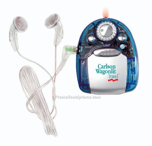 Compact FM Radio - Translucent Blue