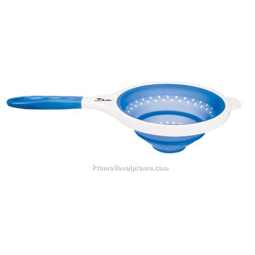 Cool Blue Silicone Colander