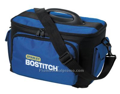 Cooler Bag with Cup Holders - Blue/Black/Printed