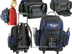 Deluxe convertible back pack - 600D polyester/pvc backing