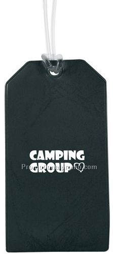 Deluxe luggage tags - Clear plastic strap