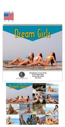 Dream Girls Spiral Bound Wall Calendar