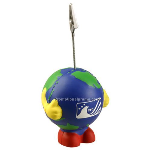EARTHBALL MAN MEMO HOLDER
