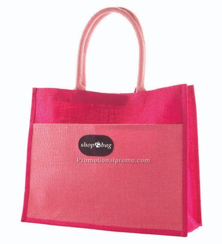 Eco Tote Bag - Pink/Unprinted