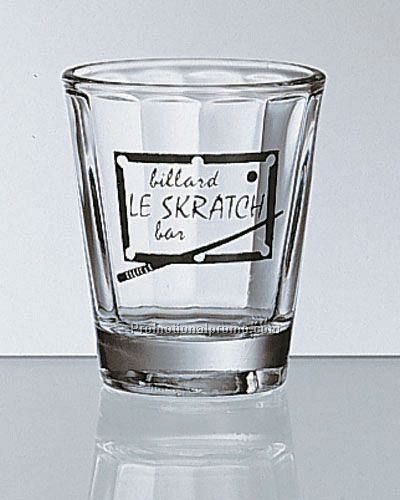 F-10058 Panneled Shooter Glass Cordial 58 ml / 2 oz