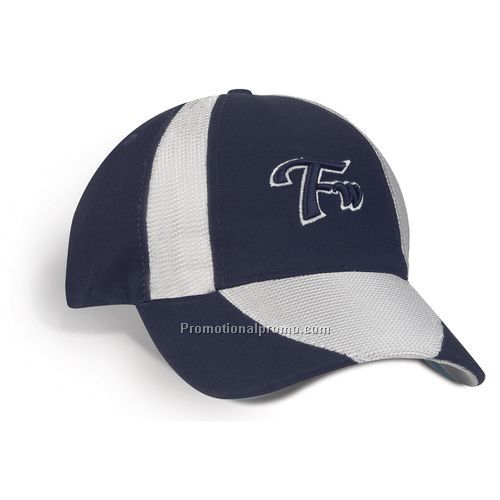 FERST-DRY39200Moisture Wicking, Semi-Low Fit, Striker Cap, ONIC Twill with Contrasting Soft Mesh Panels